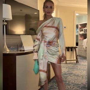 Jonathan Simkhai Marble Top/Skirt Set